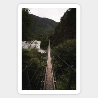 Longest Swing Bridge in New Zealand Sticker